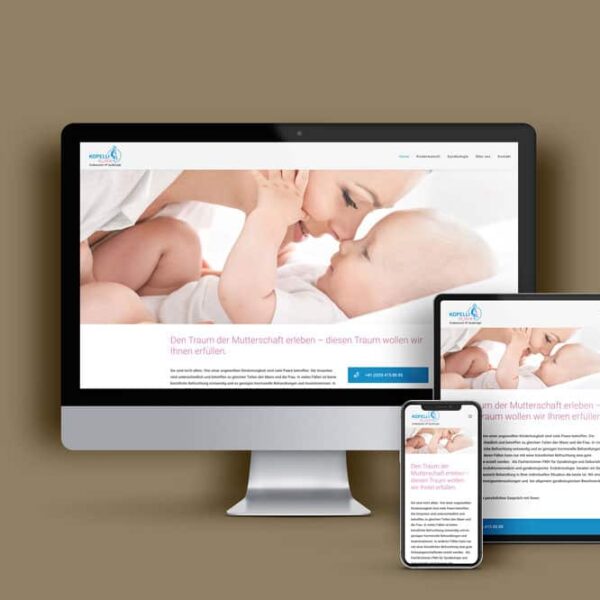 Kopelli Klinik - Referenzbild von Webspatz Webdesign Zürich