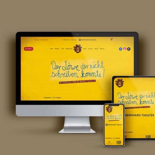 Löwen Musical - Referenzbild von Webspatz Webdesign Zürich