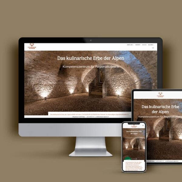 Culinarium Alpinum - Referenzbild von Webspatz Webdesign Zürich