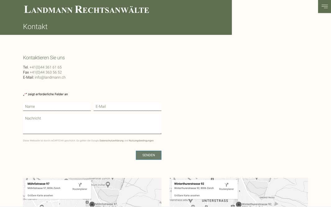 Landmann Rechtsanwälte 7 WEBSPATZ WEBDESIGN GmbH Landmann Rechtsanwälte 6 WEBSPATZ WEBDESIGN GmbH
