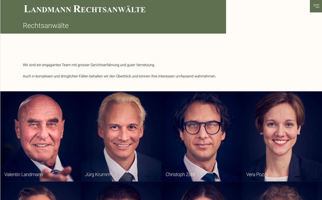 Landmann Rechtsanwälte 4 WEBSPATZ WEBDESIGN GmbH Landmann Rechtsanwälte 3 WEBSPATZ WEBDESIGN GmbH