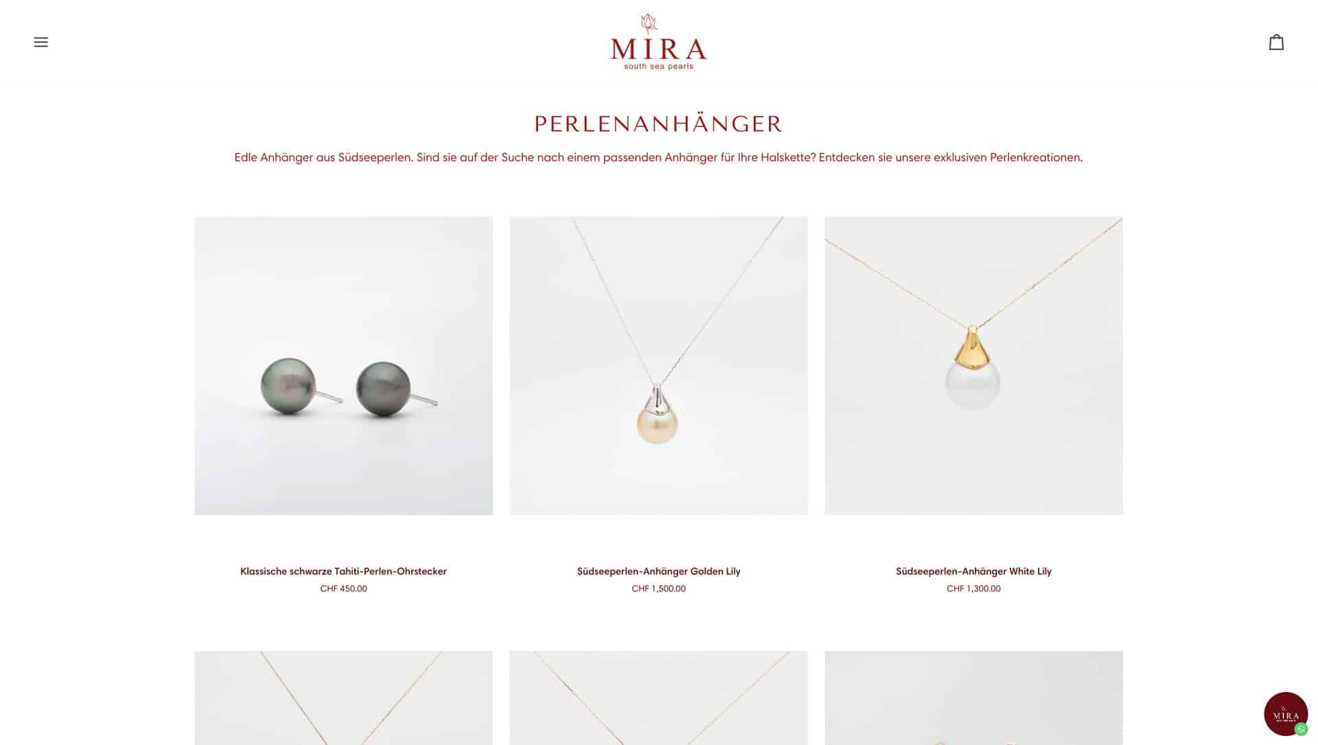 Mira South Sea Pearls 4 WEBSPATZ WEBDESIGN GmbH