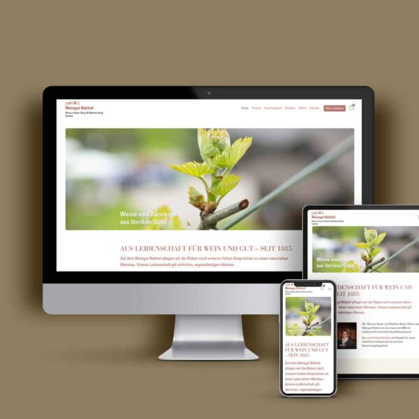 Weingut Rütihof 2 WEBSPATZ WEBDESIGN GmbH