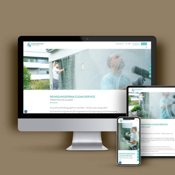 Clean Service 1 WEBSPATZ WEBDESIGN GmbH