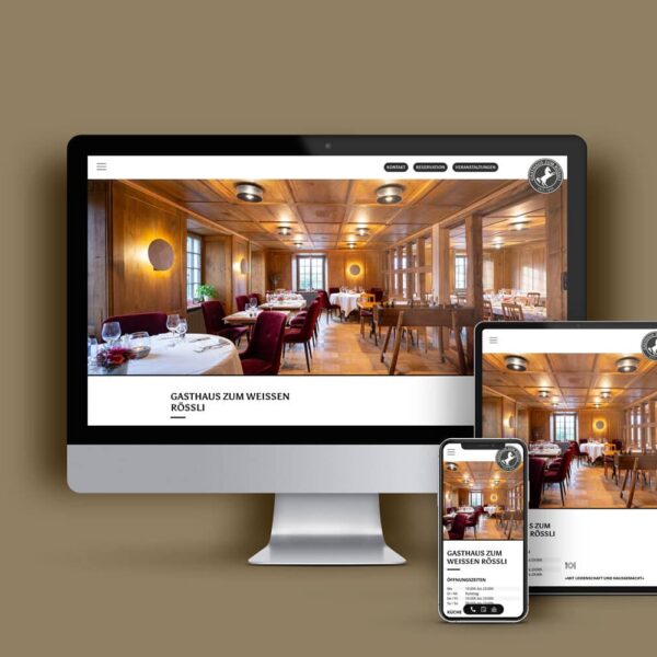 Gasthaus zum weissen Rössli 1 WEBSPATZ WEBDESIGN GmbH